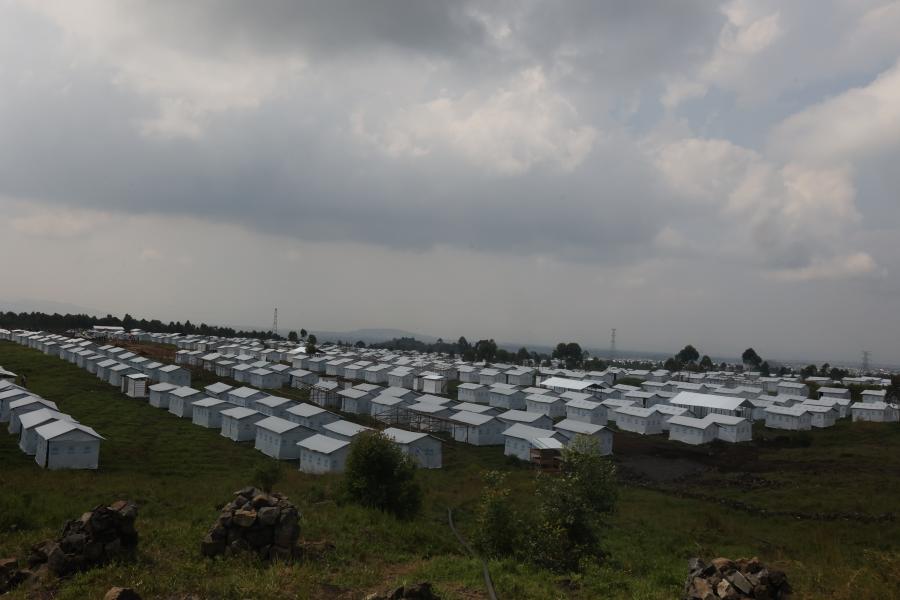 Internally displaced site tents