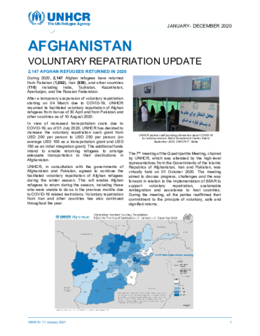 Afghanistan: Voluntary repatriation update | Global Focus