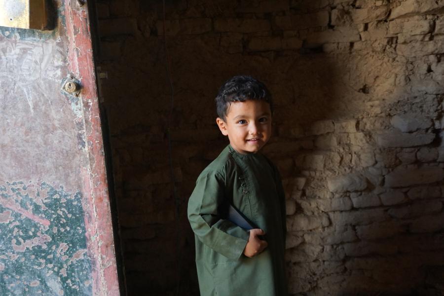 Child standing