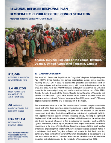 Democratic Republic Of The Congo: Regional Refugee Response Plan | DRC ...