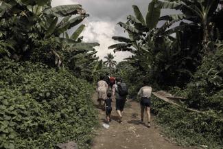 Panama. Refugees and migrants brave hazardous jungles of Darien Gap on their way north 