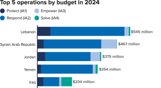 Middle East and North Africa - Top 5 operations by budget