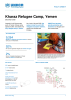 UNHCR Yemen Kharaz Refugee Camp fact sheet